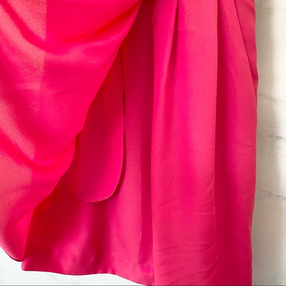 BCBGeneration Hot Pink Strapless Dress w/ Pockets Size 0 - Picture 9 of 12